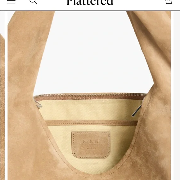 Flattered Alva - Sand Suede Bag - Picture 3 of 12